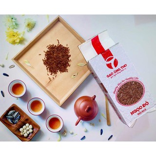 [Mua❤️kèm❤️DEAL❤️sốc]❤️❤️❤️ COMBO 5 sp gạo lứt đỏ túi 1kg (GẠO ông thọ - Ngọc Đỏ) - bổ sung dinh dưỡng,bổ máu , ...