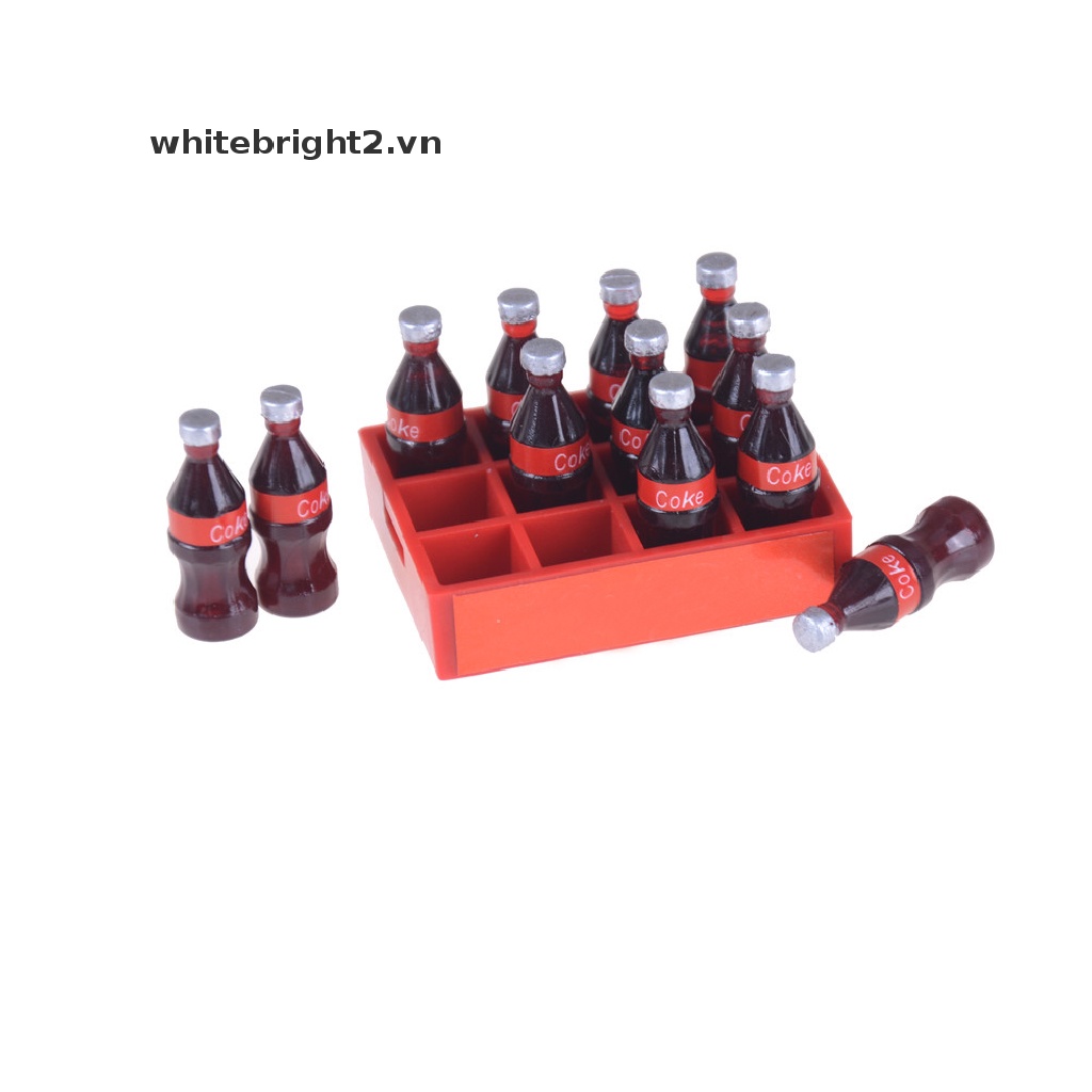 Set 13 mô hình khay đựng nước ngọt mini tỉ lệ 1:12 dành cho nhà búp bê