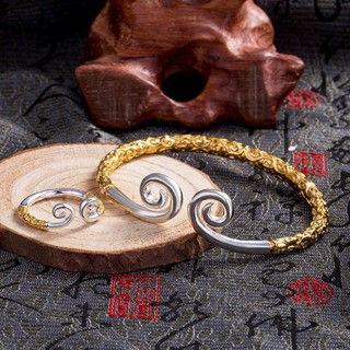 [Tuyệt đẹp] Combo Vòng - Nhẫn kim cô chạm khắc thủ công