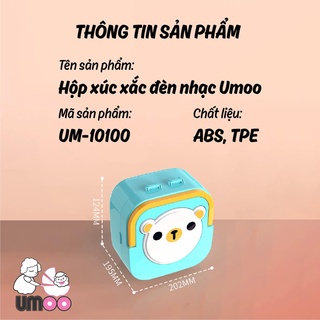 Set xúc xắc Goryeo có gấu bông cho bé - Bộ 10 món Đồ chơi gặm nướu DUMOON - Đồ chơi lục lạc UMOO