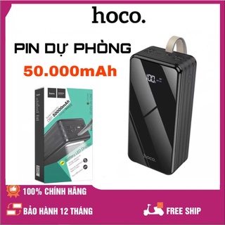 Pin sạc dự phòng nhanh 50.000mAh Hoco db11 – sạc dự phòng dung lượng khủng 7 cổng input output có đèn LED cao cấp