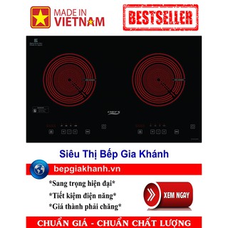 Bếp hồng ngoại Chefs EH-DHL2000A đôi
