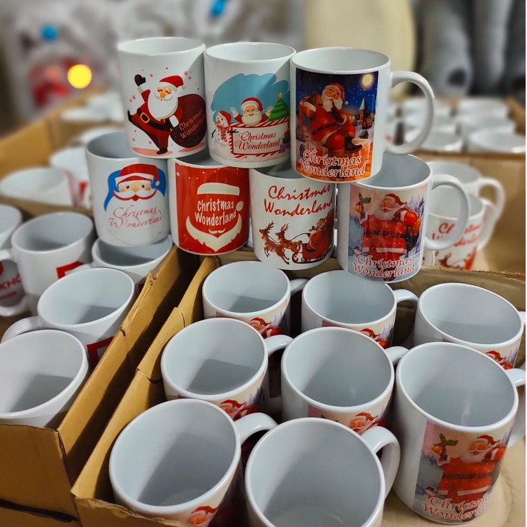 LY SỨ GIÁNG SINH, NOEL 02 - IN HÌNH THEO YÊU CẦU - QUÀ TẶNG - QUÀ LƯU NIỆM 02