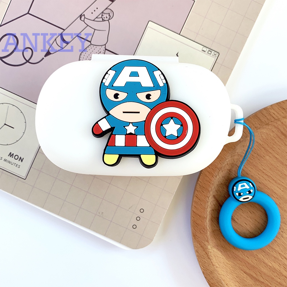 Bose QuietComfort Earbuds / Sport Earbuds Case Vỏ Bảo Vệ Hộp Sạc Tai Nghe Không Dây Bằng Silicon Họa Tiết Hoạt Hình Dễ Thương Cho