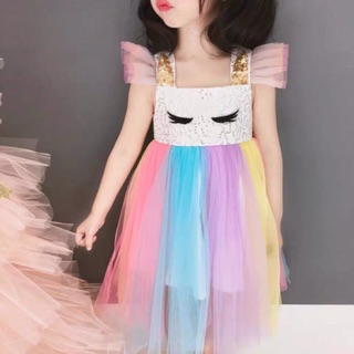 Váy cầu vồng ngựa poly