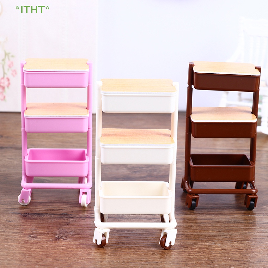 Xe Đẩy Em Bé Trang Trí Nhà Búp Bê Tỉ Lệ 1: 12 Mới