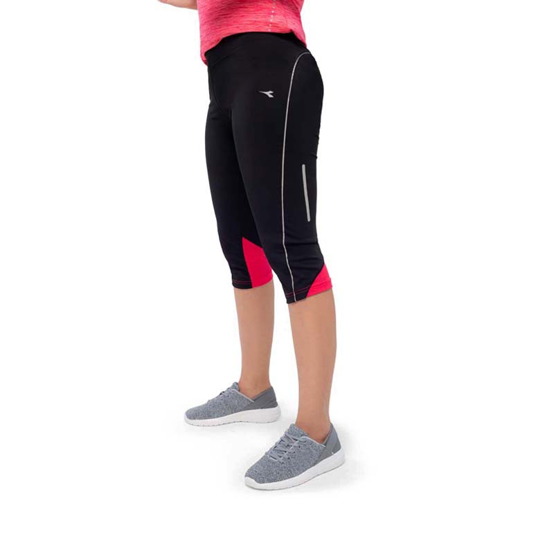 Diadora Quần Legging Màu Đỏ Thời Trang Cho Nữ