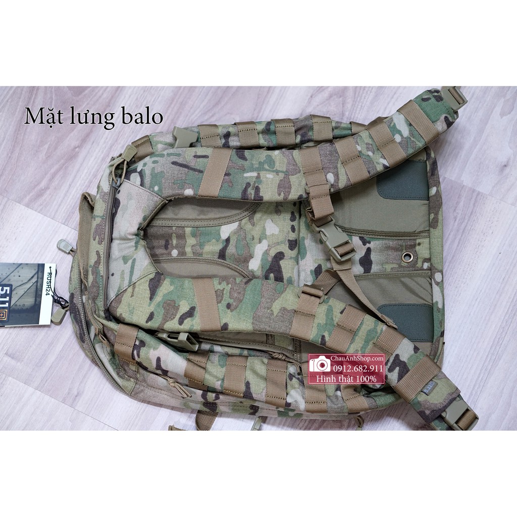 Balo du lịch balo đựng máy tính Tactical Rush 24