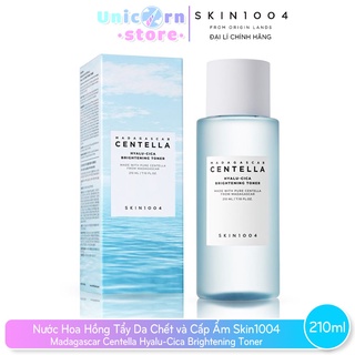 Nước Hoa Hồng Tẩy Da Chết và Cấp Ẩm Skin1004 Madagascar Centella Hyalu-Cica Brightening Toner 210ml