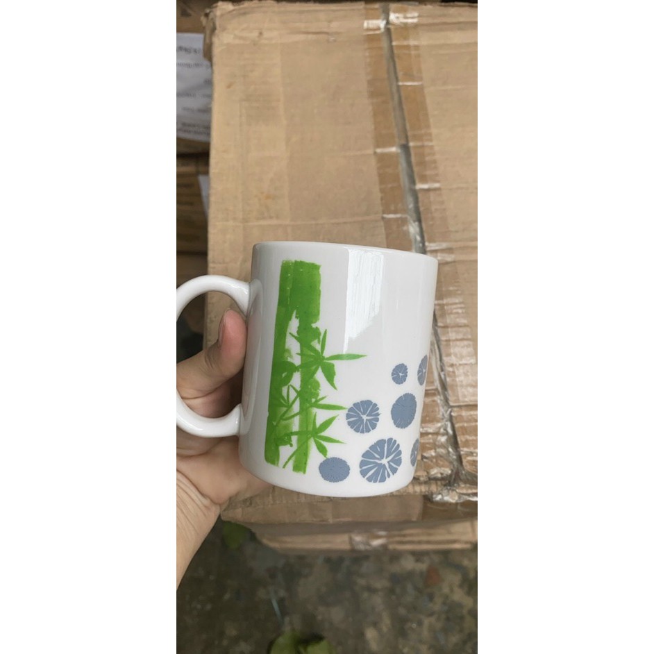 LY GỐM SỨ TRÁNG MEN HÌNH COOL màu ngẫu nhiên