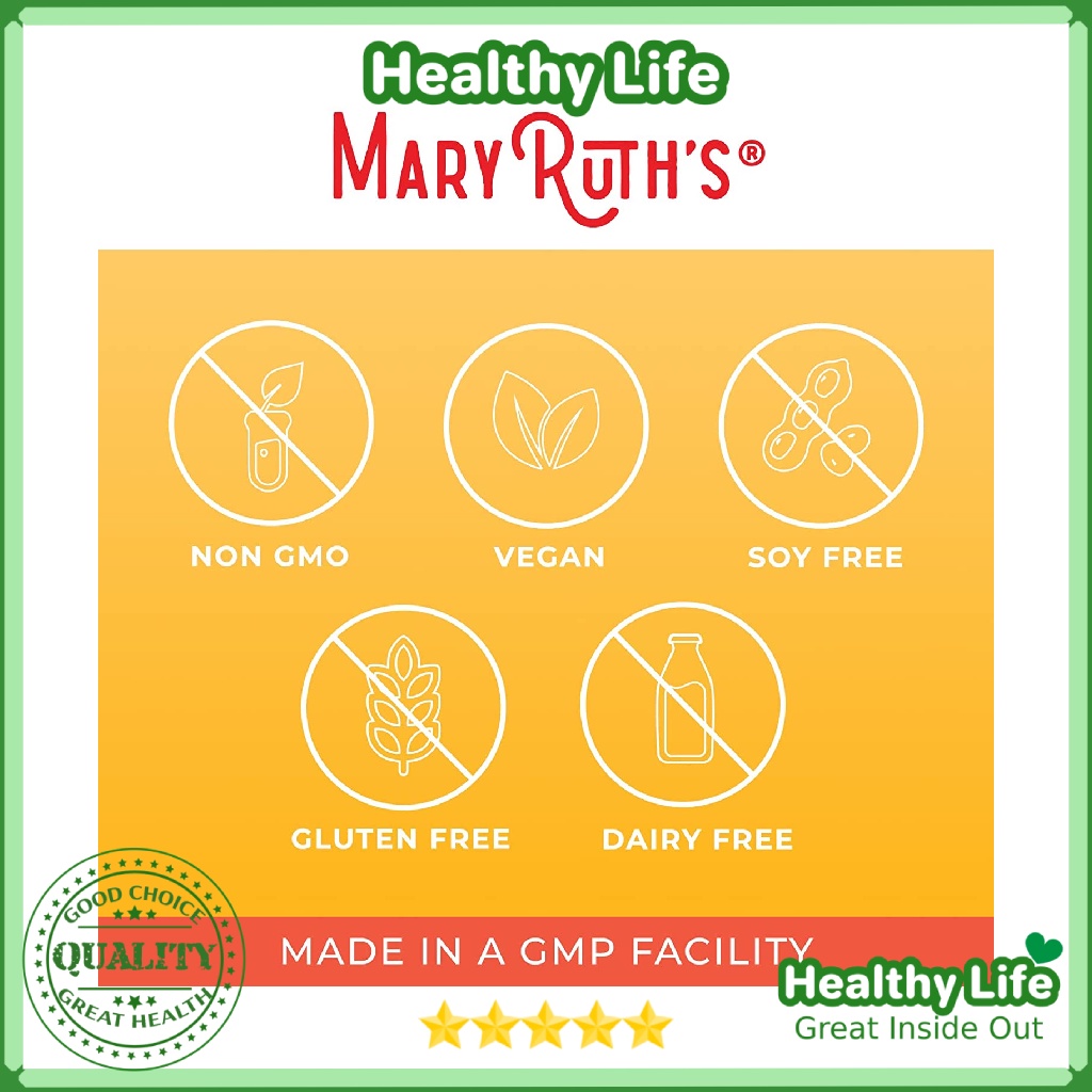 Chai Xịt MaryRuth’s D3+K2  Liquid Spray by MaryRuth’s for Adults & Kids Mary Ruth’s