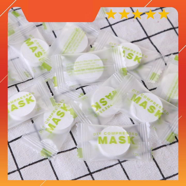 Mặt nạ giấy nén hình viên kẹo cấp ẩm thải độc Xuka cosmetic | Thế Giới Skin Care