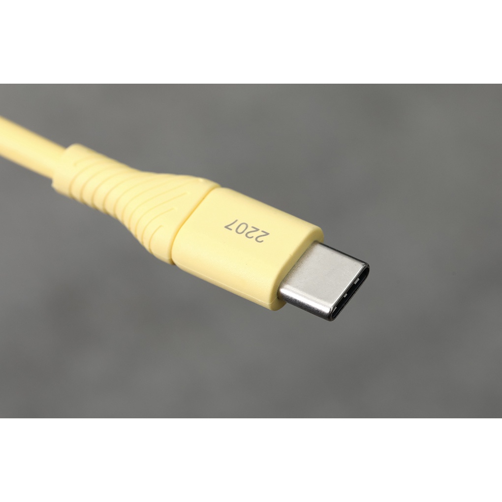 Cáp sạc Type C 1m Hydrus DR-T05 Vàng