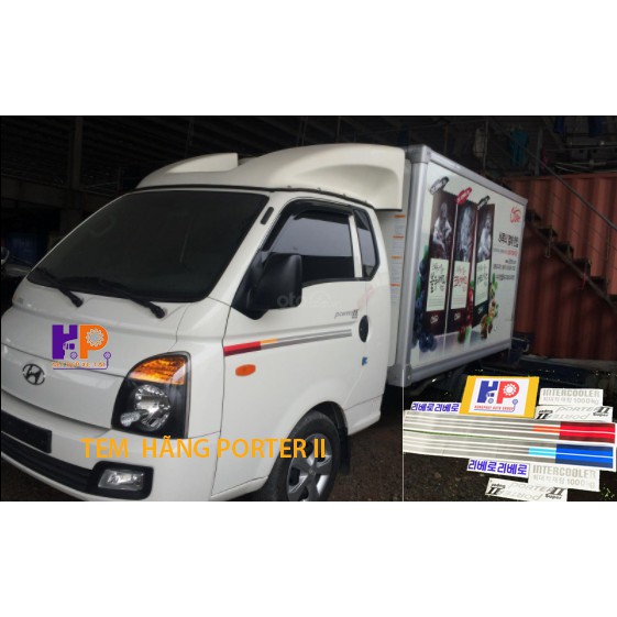 TEM PORTER II - DÀNH CHO XE TẢI HYUNDAI - MẪU ĐẸP CHUẨN HÃNG