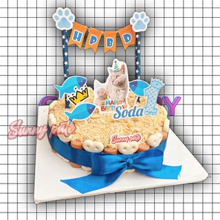 Bánh sinh nhật dành cho thú cưng - sunny pate cake