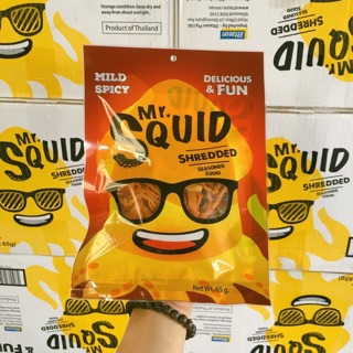 Khô mực xé sợi Mr. Squid Thái lan