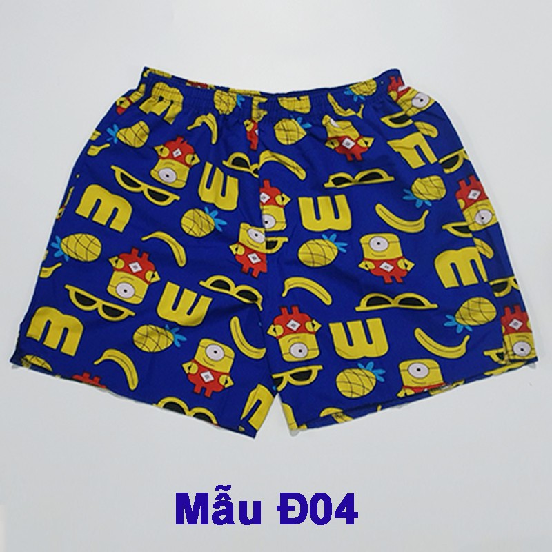 Quần Đùi Nam Mẫu Hoạt hình siêu dễ Thương Cute M021 - Quần Ngủ Nam, Mặc nhà - Mẫu Họa tiết - FreeShip