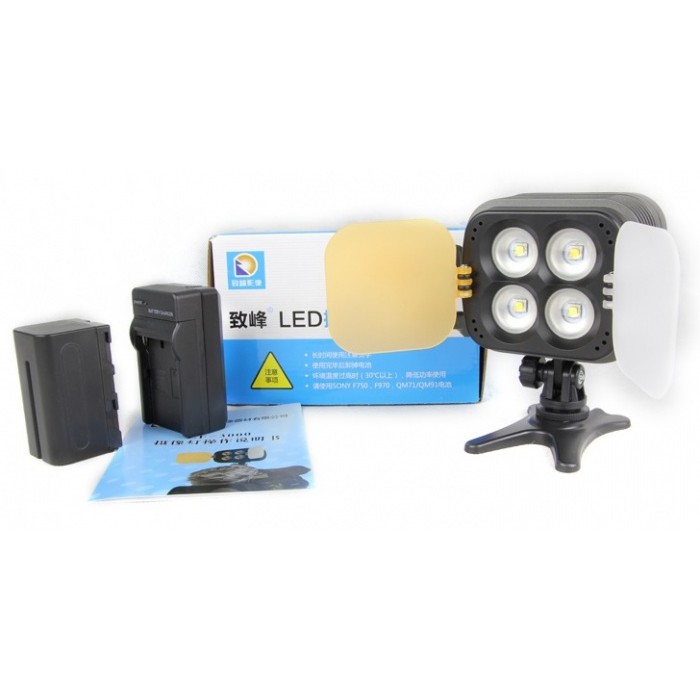 Đèn LED VideoLight ZIFON ZF-3000 | Kèm Pin và sạc hoặc Dây nguồn (ZF3000)