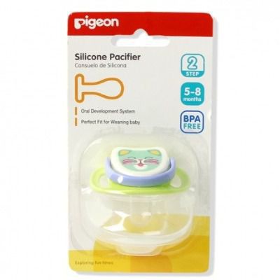 Ty ngậm / núm vú giả silicone Pigeon 3 bước cho bé (Thương hiệu Nhật Bản)