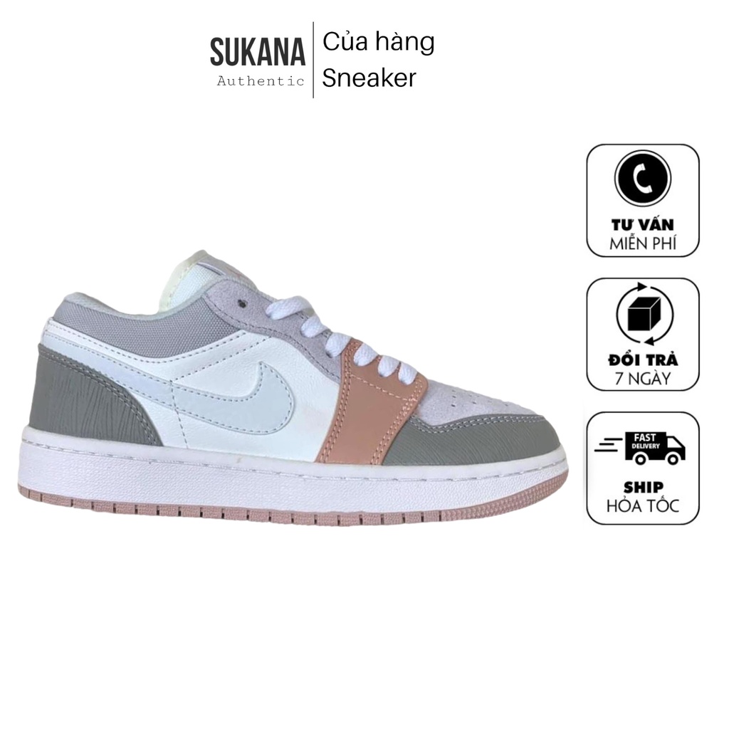 Giày Jordan Cổ Thấp, Giày JD1 Milan Low Hàng Cao Cấp Full Box Bill