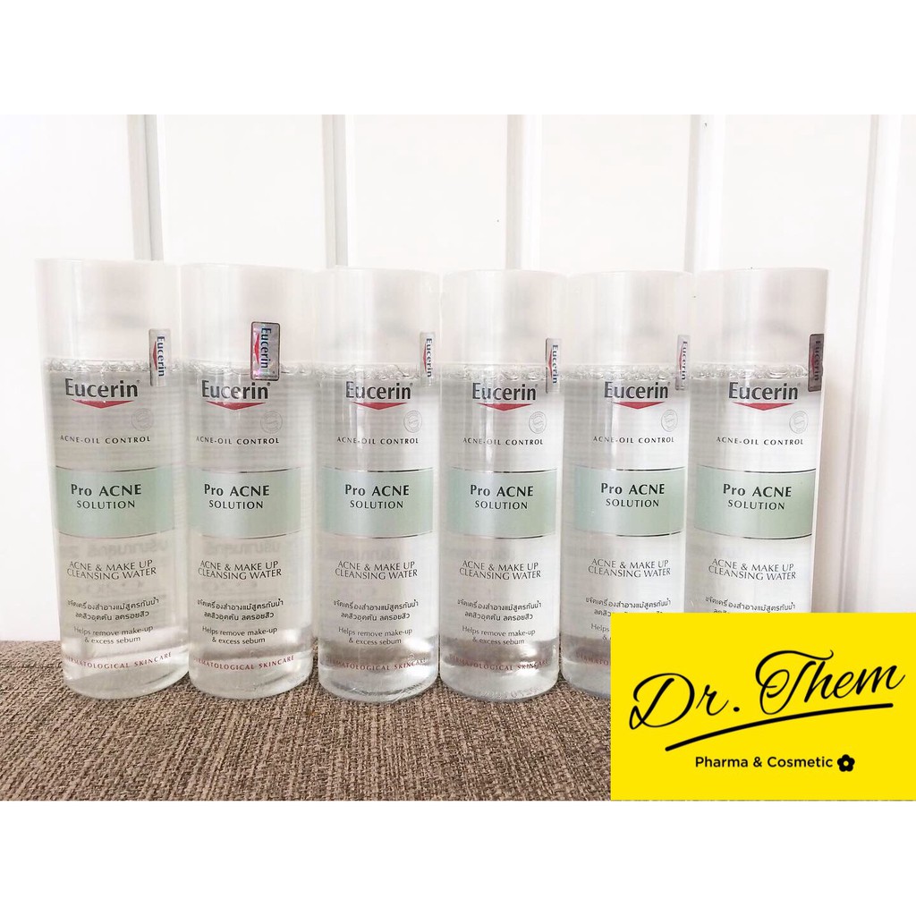 Nước Tẩy Trang Cho Da Dầu Mụn Eucerin Pro Acne Solution Acne & Make Up Cleansing Water 125ml-200ml Proacne | BigBuy360 - bigbuy360.vn