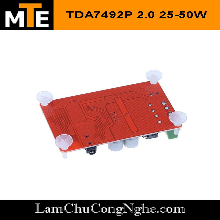 Mạch giải mã âm thanh + khuếch đại công suất 2x25W không dây Bluetooth 4.0 TDA7492P