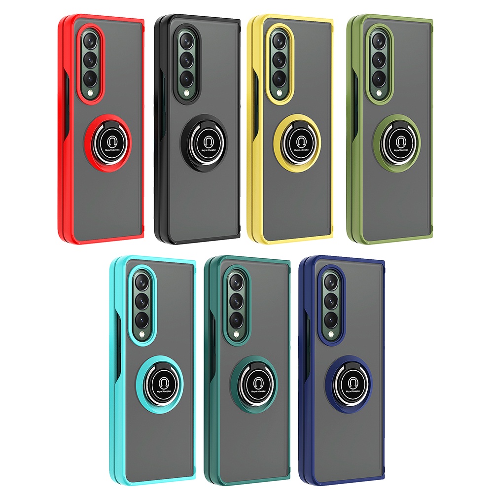 Ốp Điện Thoại PC Cứng Nhám Chống Sốc Có Vòng Đỡ Nam Châm Cho Samsung Galaxy Z Fold4 Sumsung Fold 4 ZFold4 5G