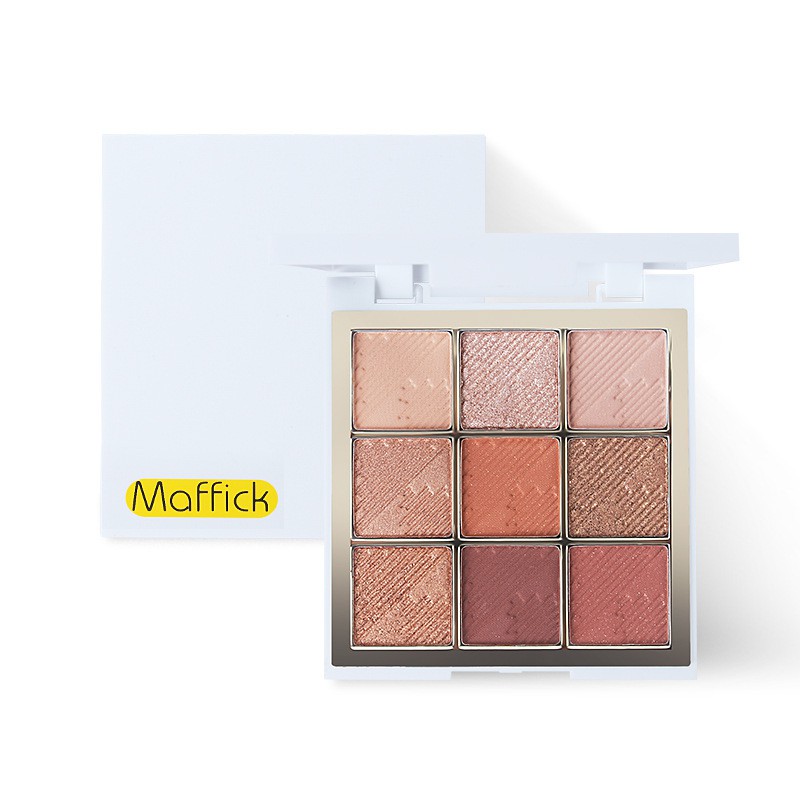 (Hàng Mới Về) Bảng Phấn Mắt MAFFICK 9 Màu Lì / Nhũ Ngọc Trai Tông Đất phấn mắt tutu trang điểm mắt mĩ phẩm nội địa trung | BigBuy360 - bigbuy360.vn