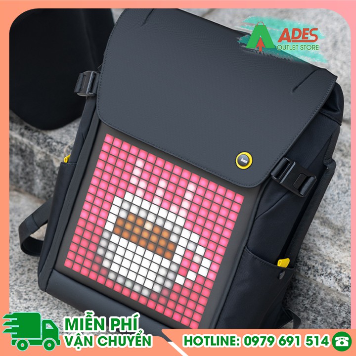 Balo Divoom Pixoo Backpack-M màn hình LED thông minh, sáng tạo - Bảo Hành Chính Hãng