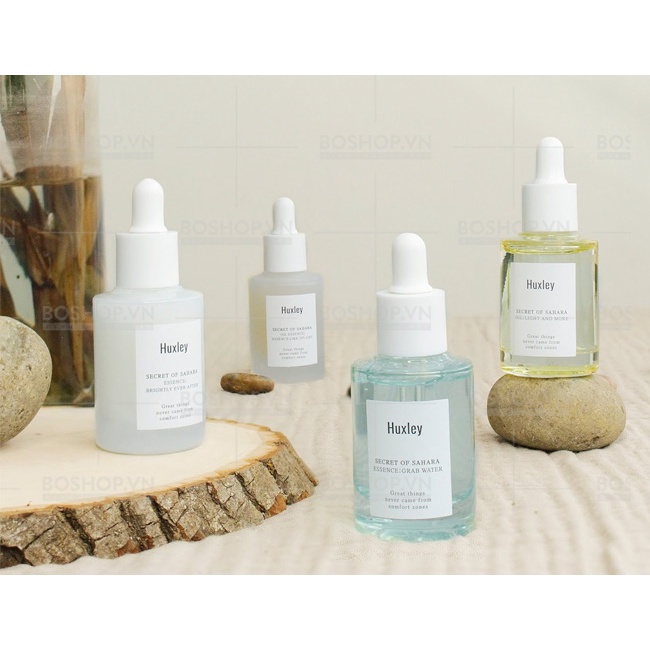 [SALE CẬN DATE 07/23] Bộ 4 serum bestseller từ nhà Huxley Esence Deluxe (Hàn Quốc)