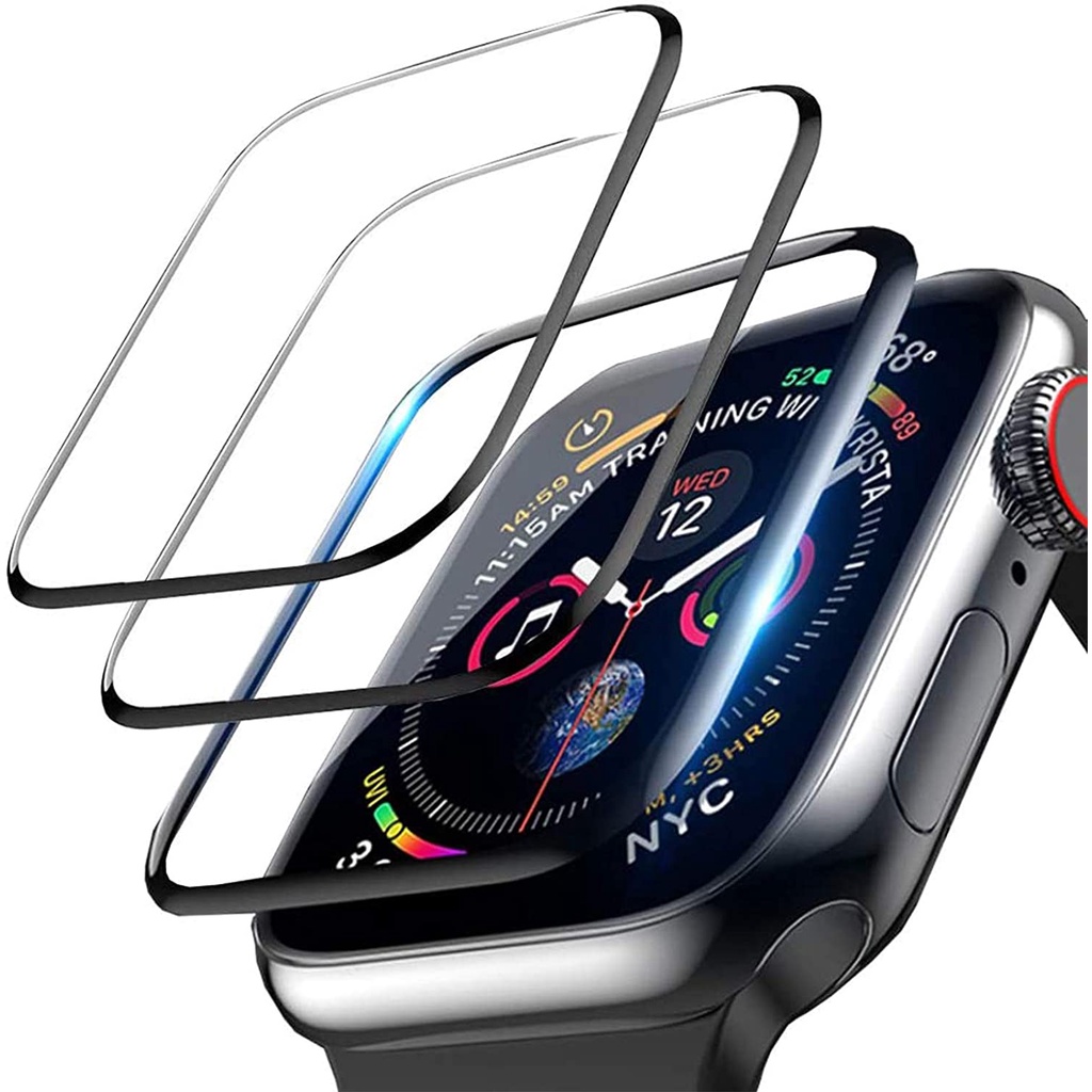 Kính Cường Lực 3d Hd Bảo Vệ Màn Hình Đồng Hồ Watch 5 6 Se Kích Thước 44mm 40mm 3 4 Iwatch 42mm