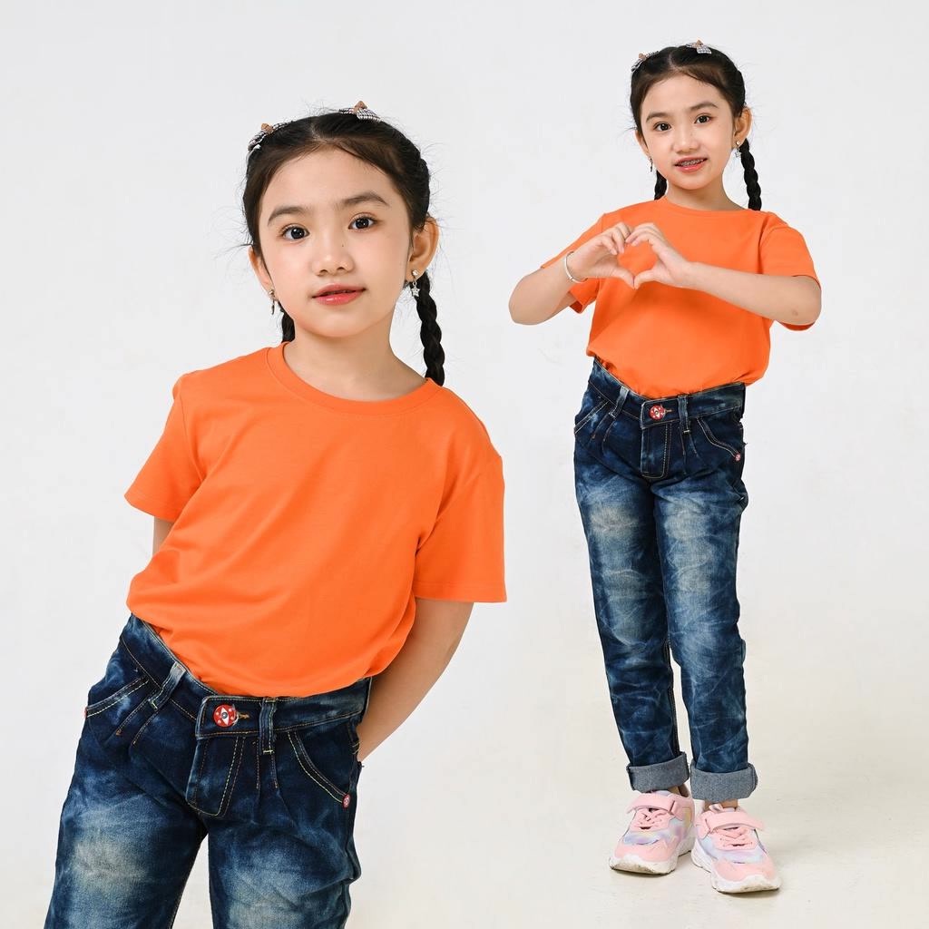 Áo thun trẻ em YODY form nhỏ nhiều màu vải cotton in logo yody - TSK5187