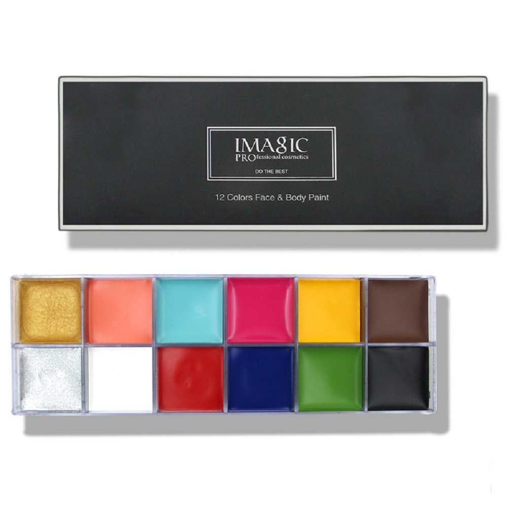 [Mã SKAMLTSM9 giảm 10% đơn 99K] Bảng 12 Màu Vẽ IMAGIC PROFESSIONAL Face & Body Paint | BigBuy360 - bigbuy360.vn