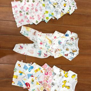 Combo bộ cotton giấy cho bé