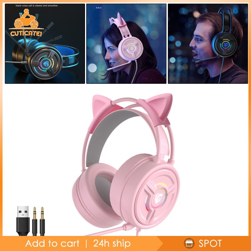 ✨Activity price✨Tai Nghe Gaming Psh-200 3.5mm Có Mic Cuticate1 Cho Pc Laptop