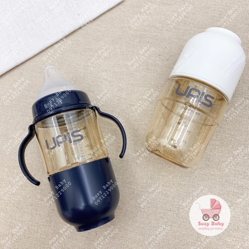 Bình Sữa Upis PPSU Hàn Quốc 180ml &amp; 260ml