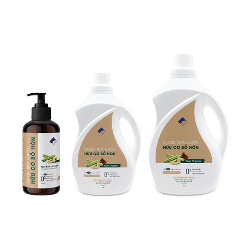 Nước rửa chén hữu cơ Bồ hòn ECOCARE 2000ml chiết xuất từ Bồ hòn lên men và tinh dầu tự nhiên làm sạch dầu mỡ