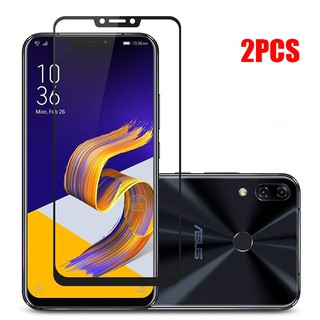2 Chiếc Asus Zenfone 5Z ZS620KL Kính Cường Lực Full Cover Kính Bảo Vệ Màn Hình