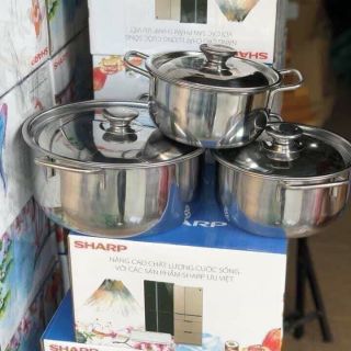 Bộ nồi sharp 3 nồi