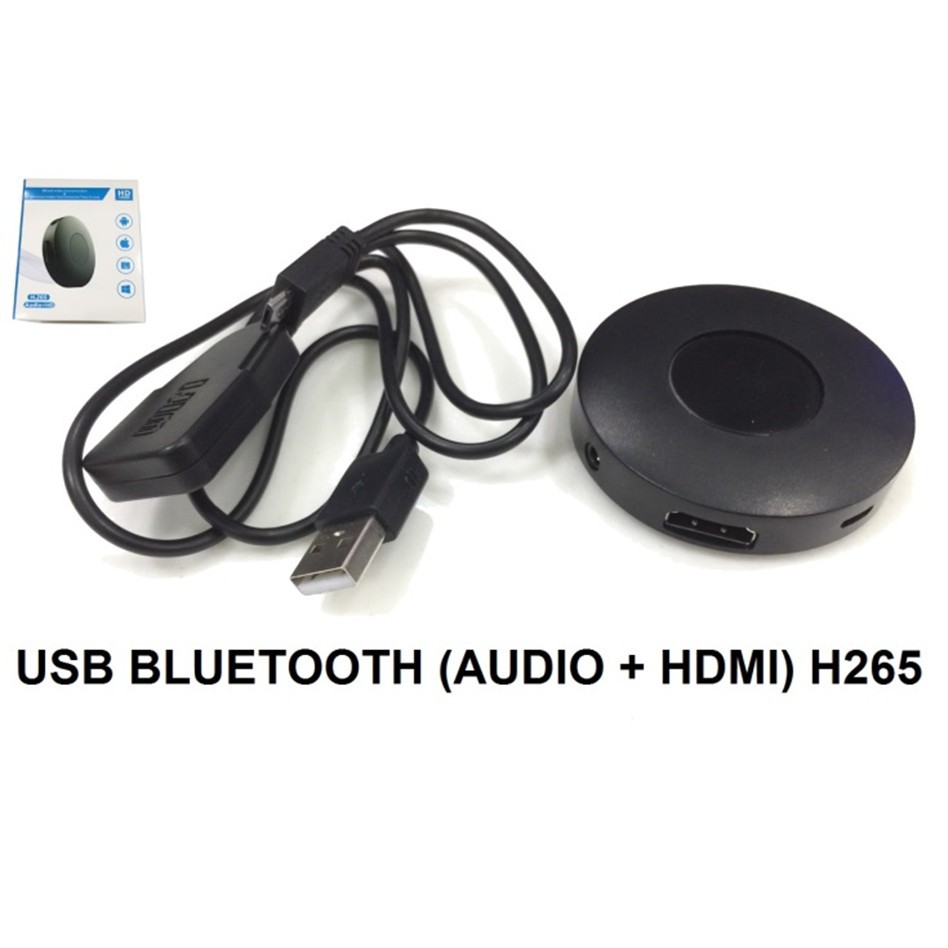 [Mã ELHACE giảm 4% đơn 300K] usb bluetooth (audio + hdmi) h265