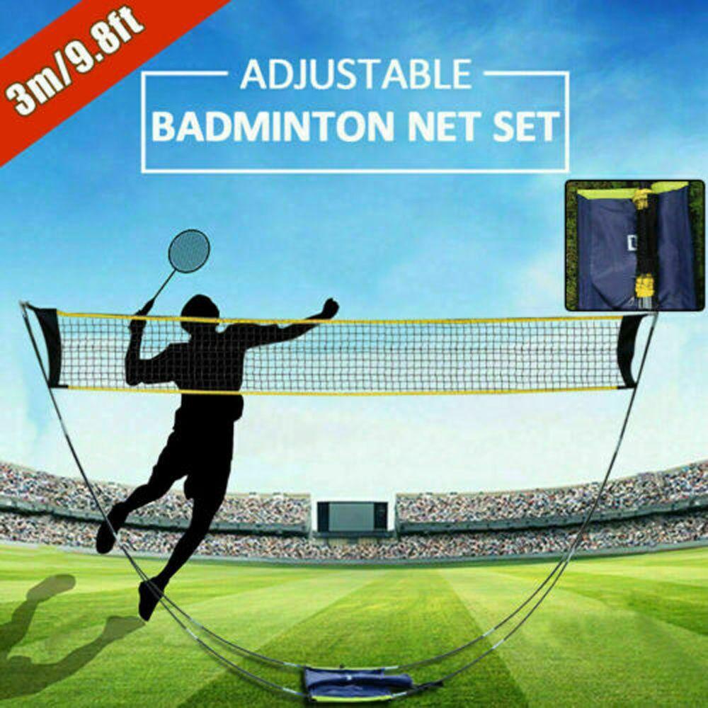 Lưới Đánh Cầu Lông Di Động 3M Hình Vuông Tiện Dụng Cao Cấp