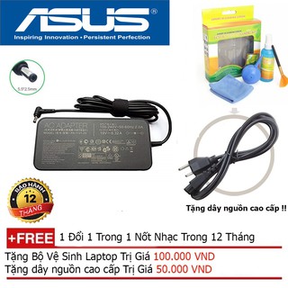 Sạc Laptop Asus 19V 6.32A 120W Slim Hàng Nhập Khẩu + Tặng Dây Nguồn 1,8M, bộ vệ sinh laptop