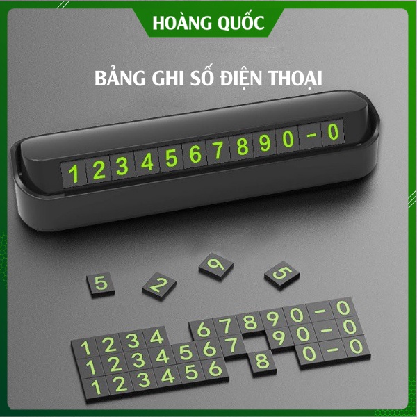 Bảng Ghi Số Điện Thoại Ô Tô Khi Dừng Đỗ - Thẻ Ghi Số Điện Thoại Ô Tô Khi Dừng Đỗ Gắn Taplo Ô Tô