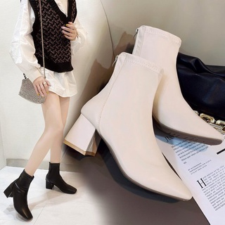 Bốt nữ chỉ chéo cổ lỡ đế 5p xinh xinh