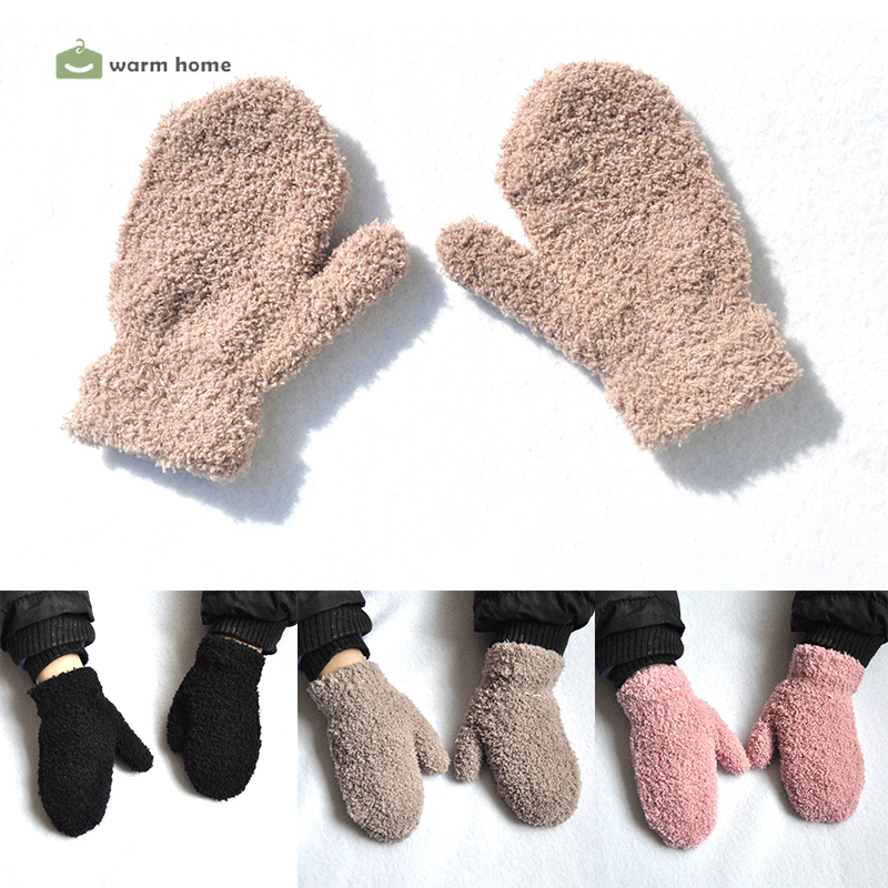 Găng Tay Len Giữ Ấm Chống Lạnh Cho Bé