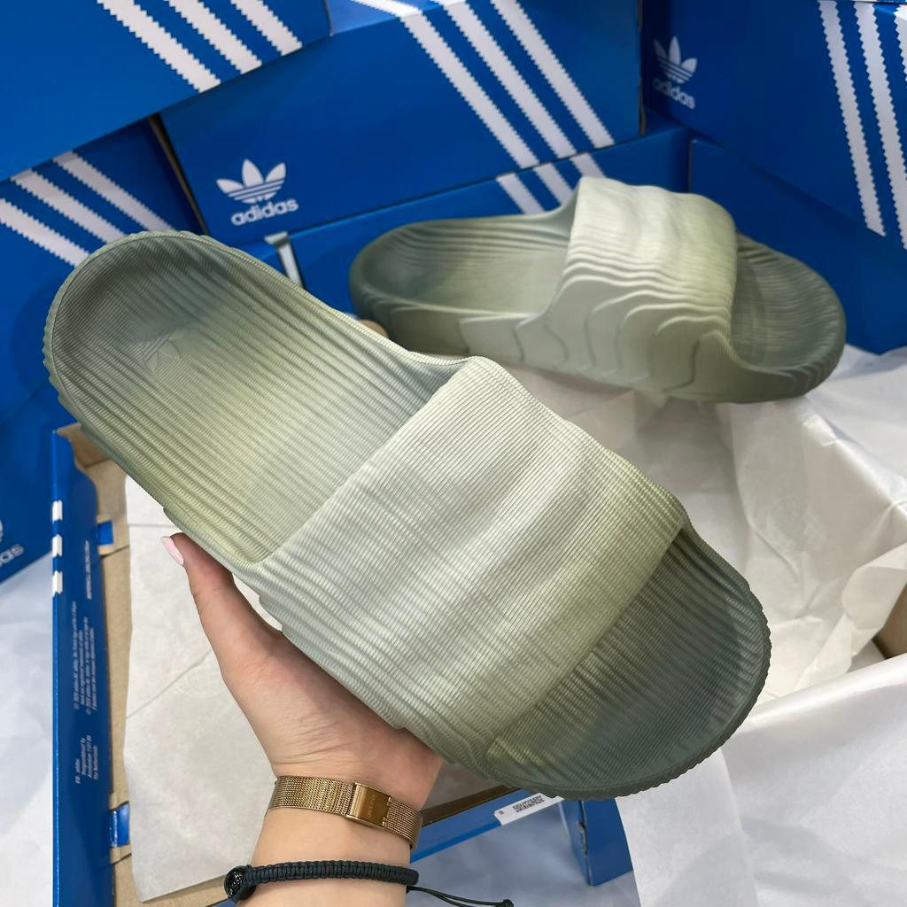 [CHÍNH HÃNG] DÉP ADIDAS 22 - BẬC THANG * XANH XÚP LƠ - LOANG *