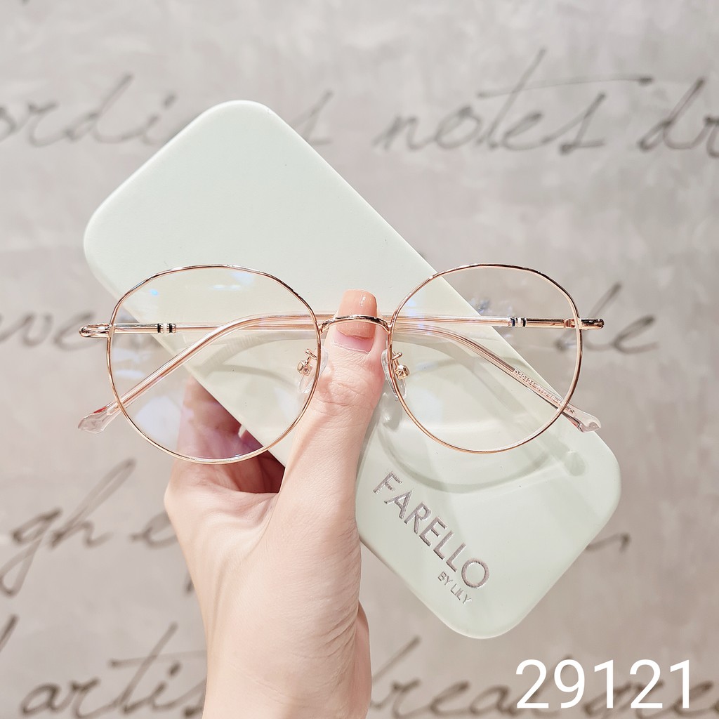Gọng kính cận kim loại mắt tròn Lilyeyewear 29121 nhiều màu một size | BigBuy360 - bigbuy360.vn