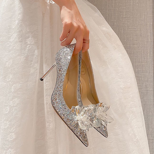 Giày Cao Gót Mũi Nhọn Thời Trang  - FORM CHUẨN kèm clip thật