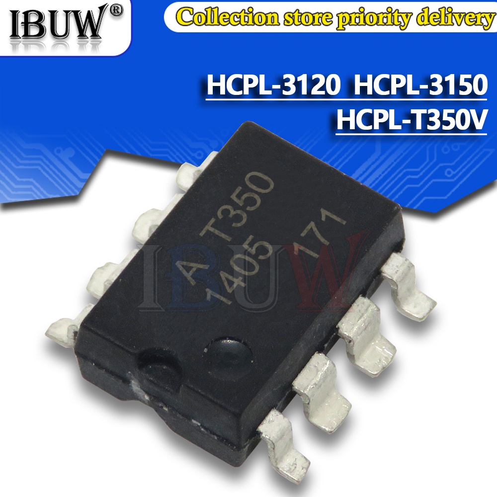 Set 10 Mạch Kết Nối HCPL-3120 HCPL-3150 HCPL-T350V A3120 A3150 SOP HCPL3120 Hpl3150 Hplt350V Chuyên Dụng