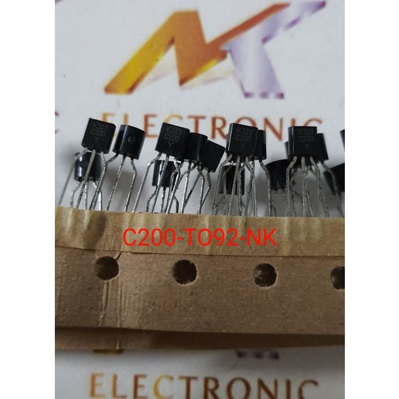 Linh kiện Transitor KTC200-Y 2SC200-Y C200 TO-92 Nhập khẩu vỉ giấy